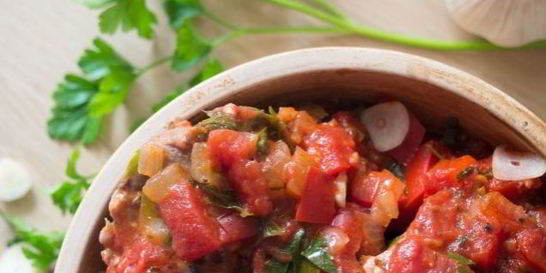 Мясо с баклажанами по-турецки