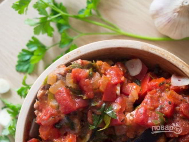 Рецепт мяса с баклажанами по-турецки