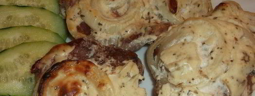 мясо, запеченное в творожном соусе. Шаг 5