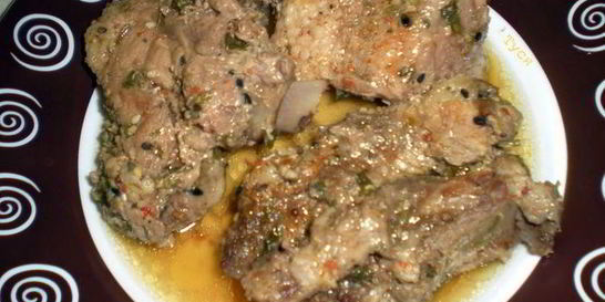 Мясо запеченое в фольге