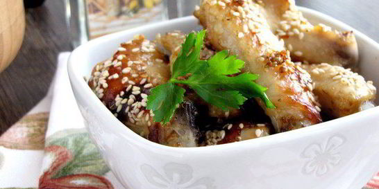 Острые куриные крылышки в глазури