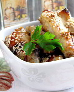 Острые куриные крылышки в глазури