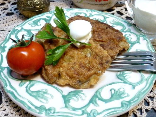 Рецепт отбивных из вешенок