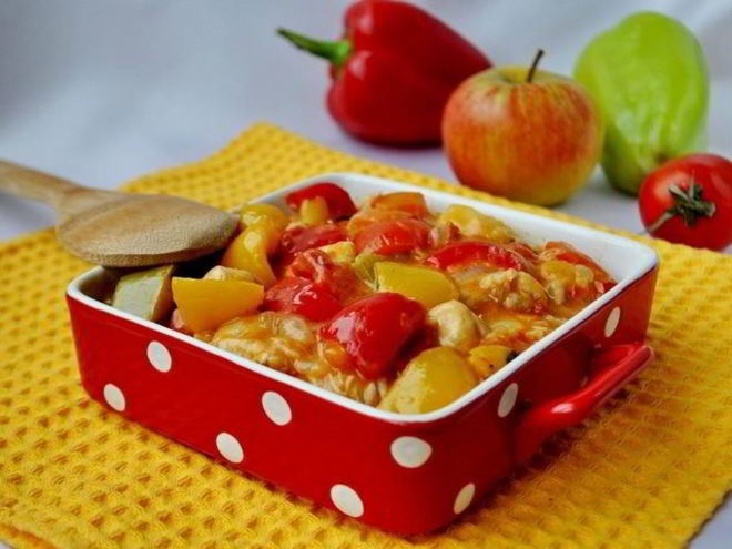 Рецепт паприкаша с курицей