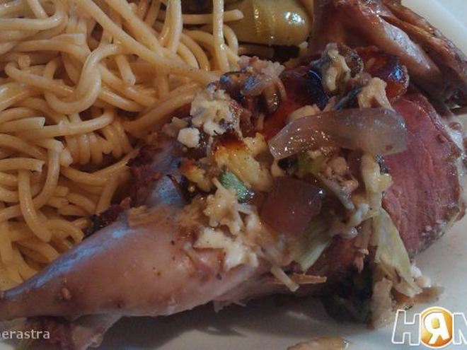 Рецепт перепелов фаршированных сыром и грибами