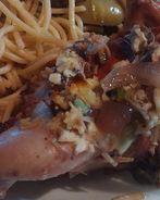 Перепела фаршированные сыром и грибами