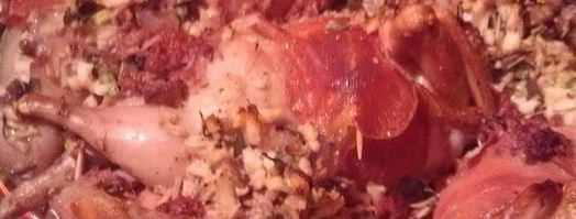 перепела фаршированные сыром и грибами. Шаг 12