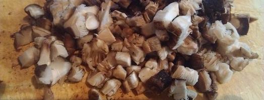 перепела фаршированные сыром и грибами. Шаг 3