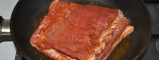 свиная грудинка, запеченная с пивом. Шаг 3