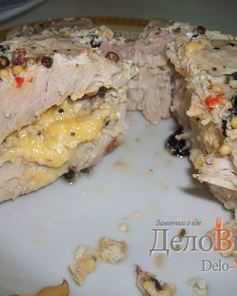 Свиная корейка на кости запечённая в фольге