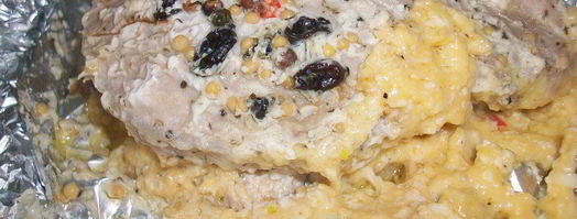 свиная корейка на кости запечённая в фольге. Шаг 13