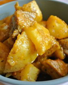 Свинина с картошкой в пакете в духовке