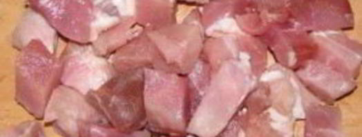 свинина с картошкой в пакете в духовке. Шаг 2