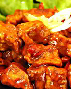 Свинина, тушеная с болгарским перцем