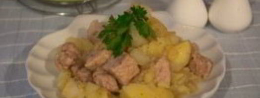 свинина, тушеная с картошкой. Шаг 8