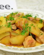 Свинина, тушеная с овощами