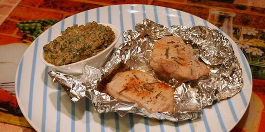 Свинина в фольге в духовке