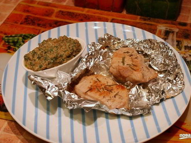 Рецепт свинины в фольге в духовке