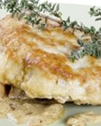 Свинина в соусе с грибами