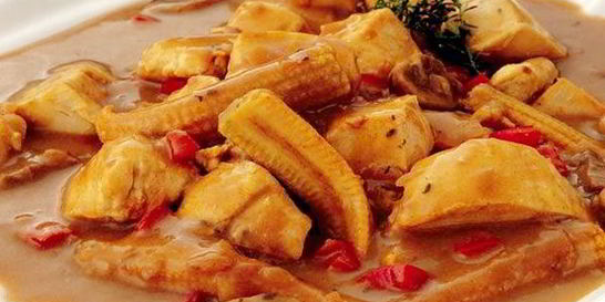 Сытная курица с паприкой