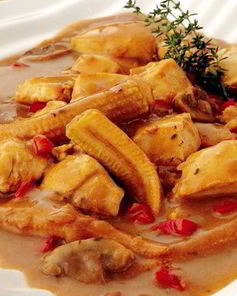 Сытная курица с паприкой