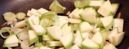 телятина с кабачком и пореем. Шаг 2