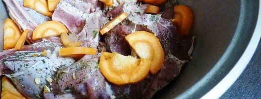 цимес с бараниной и сухофруктами. Шаг 3