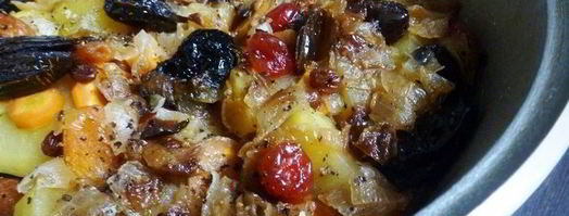 цимес с бараниной и сухофруктами. Шаг 7