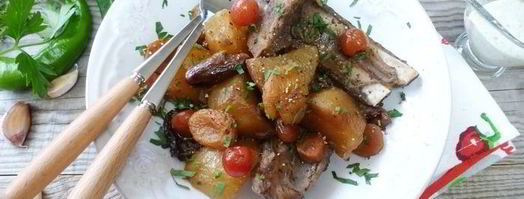 цимес с бараниной и сухофруктами. Шаг 8