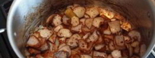 тушеная говядина с картошкой. Шаг 3