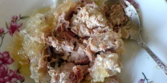 Тушенка из свинины