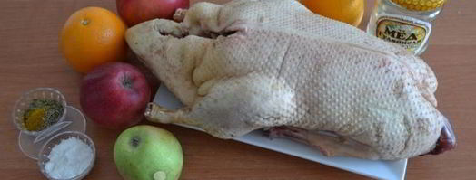 утка рождественская. Шаг 2