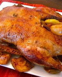 Утка с яблоками