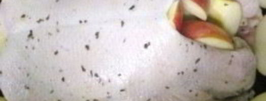 утка с яблоками. Шаг 6