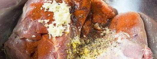 запеченное бедро индейки в медовой глазури. Шаг 3