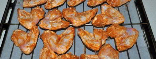 запеченные крылышки с паприкой и горчицей. Шаг 3