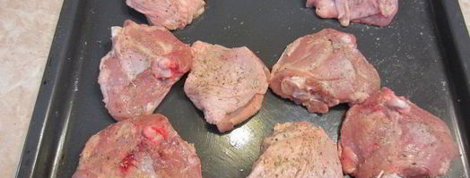 запеченные куриные бедрышки с тимьяном и оливковым маслом. Шаг 5