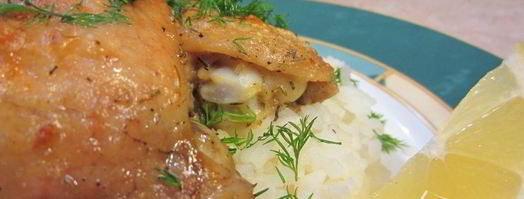 запеченные куриные бедрышки с тимьяном и оливковым маслом. Шаг 8