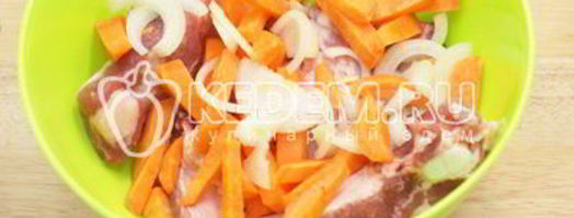 запеченные ребрышки с тыквой. Шаг 3