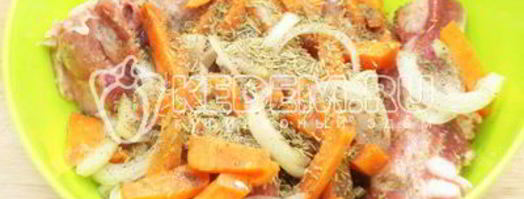 запеченные ребрышки с тыквой. Шаг 4