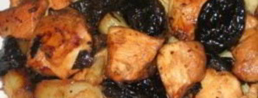 жареная курица с черносливом. Шаг 4