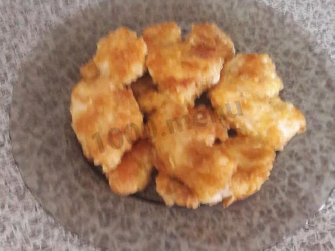 Рецепт жареных куриных грудок в кляре