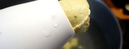 ньокки с базиликом под соусом из грецкого ореха. Шаг 4