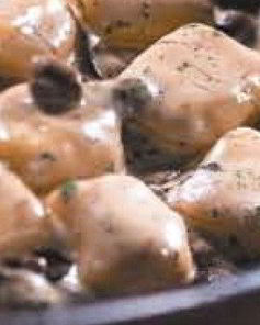 Ньокки с лесными грибами