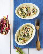 Ньокки с мангольдом