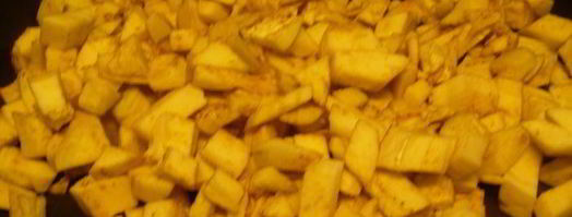 баклажаны, фаршированные тунцом и сладким перцем. Шаг 2