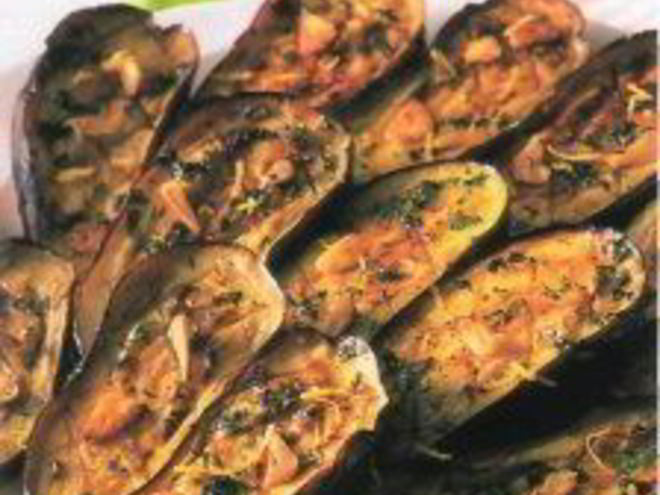 Рецепт баклажанов по-итальянски с чесноком