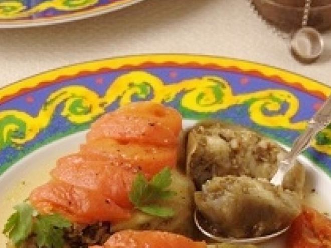 Рецепт баклажанов с чесночной начинкой