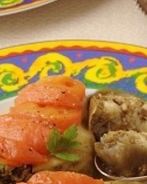 Баклажаны с чесночной начинкой