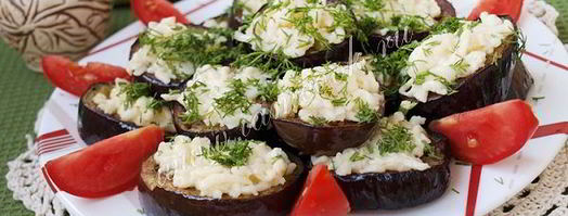 баклажаны с сыром и чесноком. Шаг 8